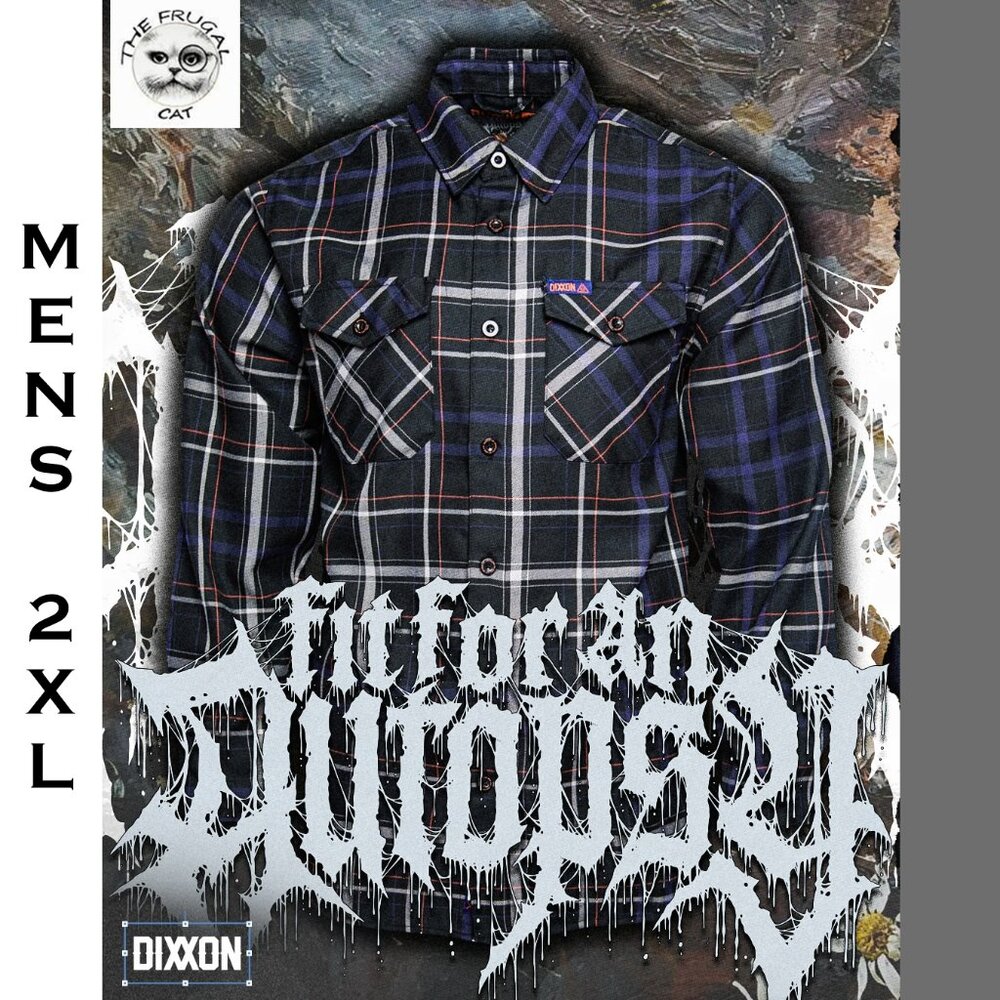 DIXXON FLANNEL x FIT FOR AN AUTOPSY - THE NOTHING THAT IS Flannel - Men's 2XL